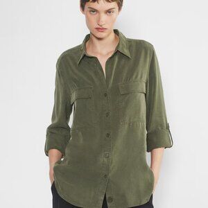 UTILITY SHIRT | Aritzia/Babaton - Army Green - Size Medium